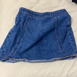 Jean skirt PacSun